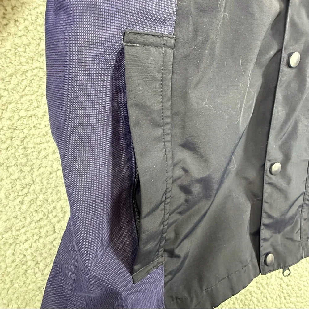 FedEx Black Windbreaker Jacket with Reflective Trim - Picture 7 of 16